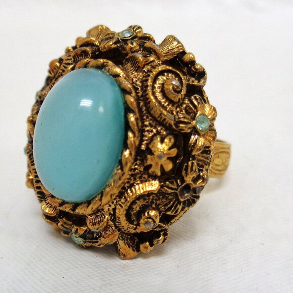 Sarah Coventry Jewelry Lot Rings Pin Brooch Pendant Bracelet Necklace - Picture 5 of 15